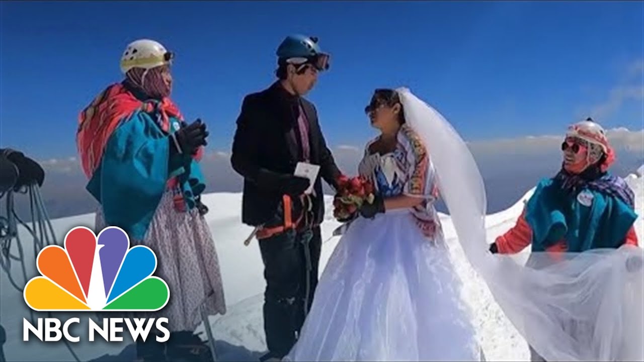 Couple Tie The Knot 21,109 Feet Up In The Bolivian Andes