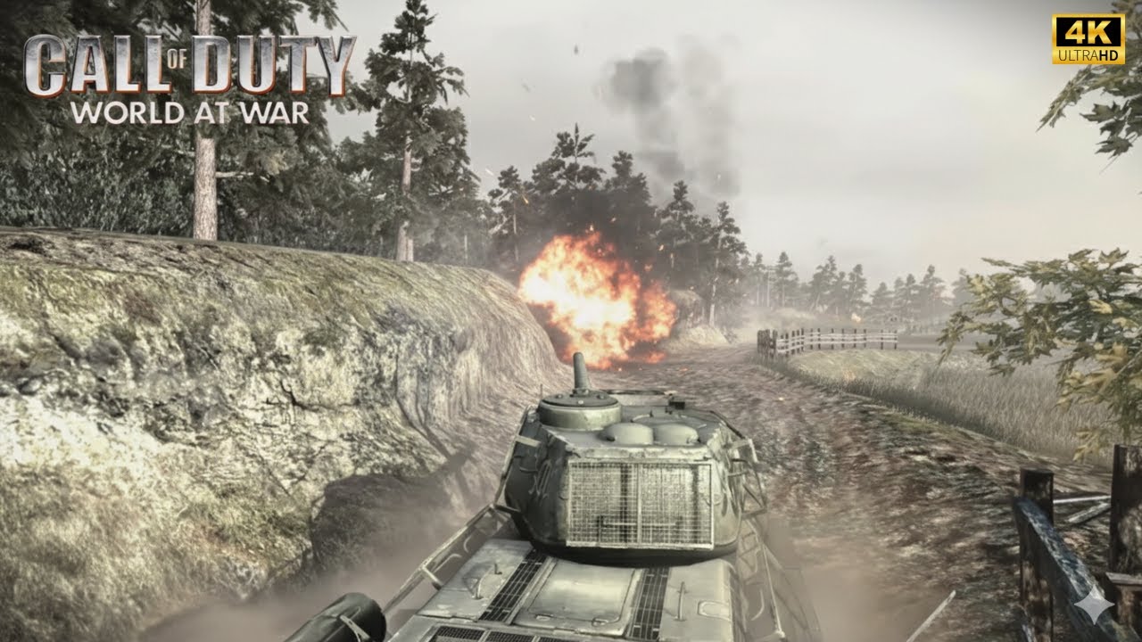 Blood and Iron - 1945 | COD World at War – Mission 8 Tank Warfare (No Commentary)