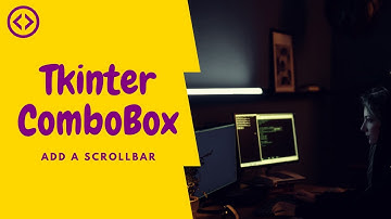 combobox in tkinter: how to add a scrollbar - python 3