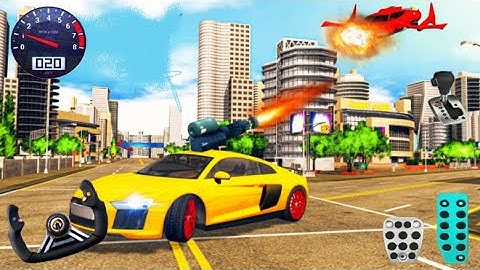 Flying Car Robot Games 3D Simulator  - Android Gameplay # 5