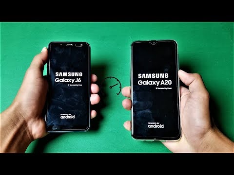 Samsung Galaxy A20 vs Samsung Galaxy J6 Speed Test 