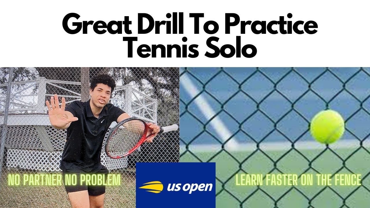 Simple Tennis Drills to Improve Tennis By Yourself YouTube