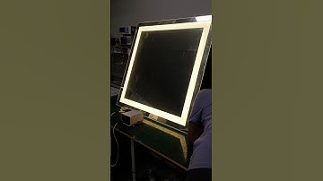 light mirror Color Temperature adjustable Function Testing #kinlight #vanitymirror #bathroommirror