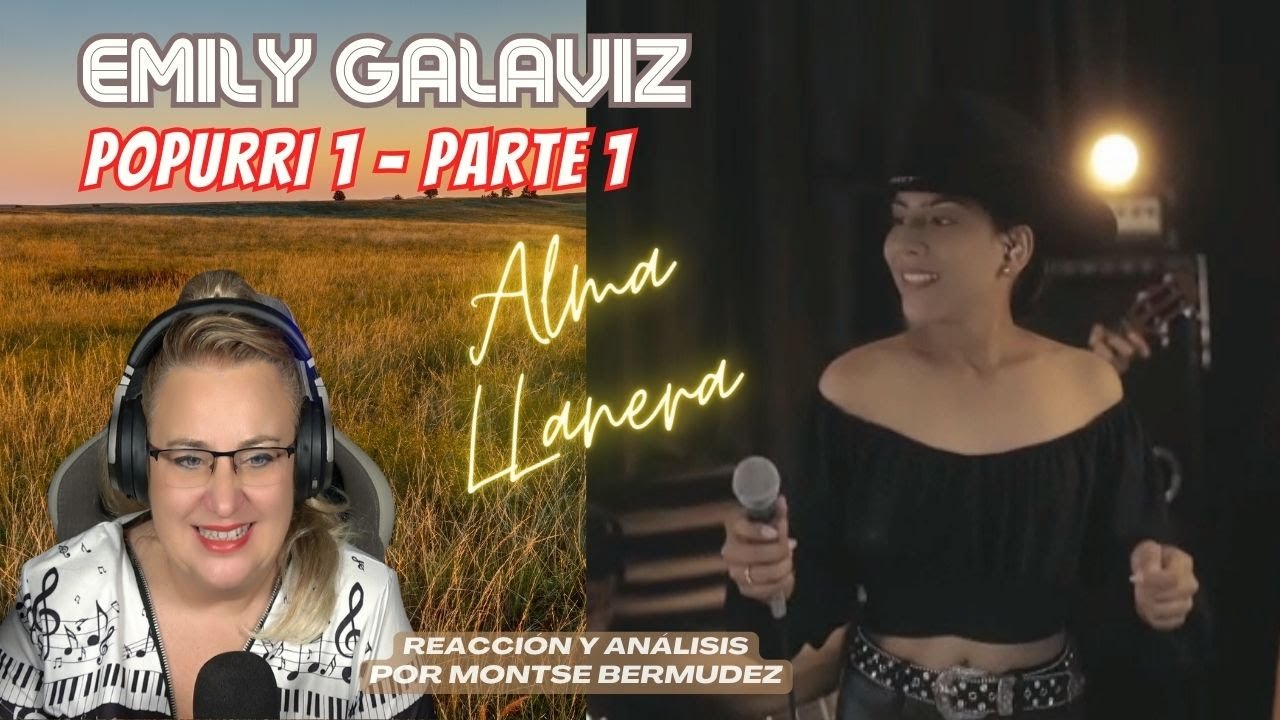 EMILY GALAVIZ - POPURRI 1 | PARTE 1 - RAICES, JUVENTUD Y TALENTO | Vocal Coach REACTION & ANALYSIS