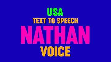 Text to Speech NATHAN VOICE, US