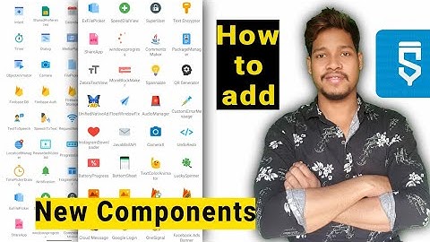 Add New advance  component in sketchware  pro hindi videos/Aauraparti