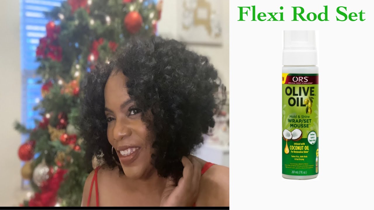 Flexi Rod Set using ORS Olive Oil Hold and set mousse YouTube