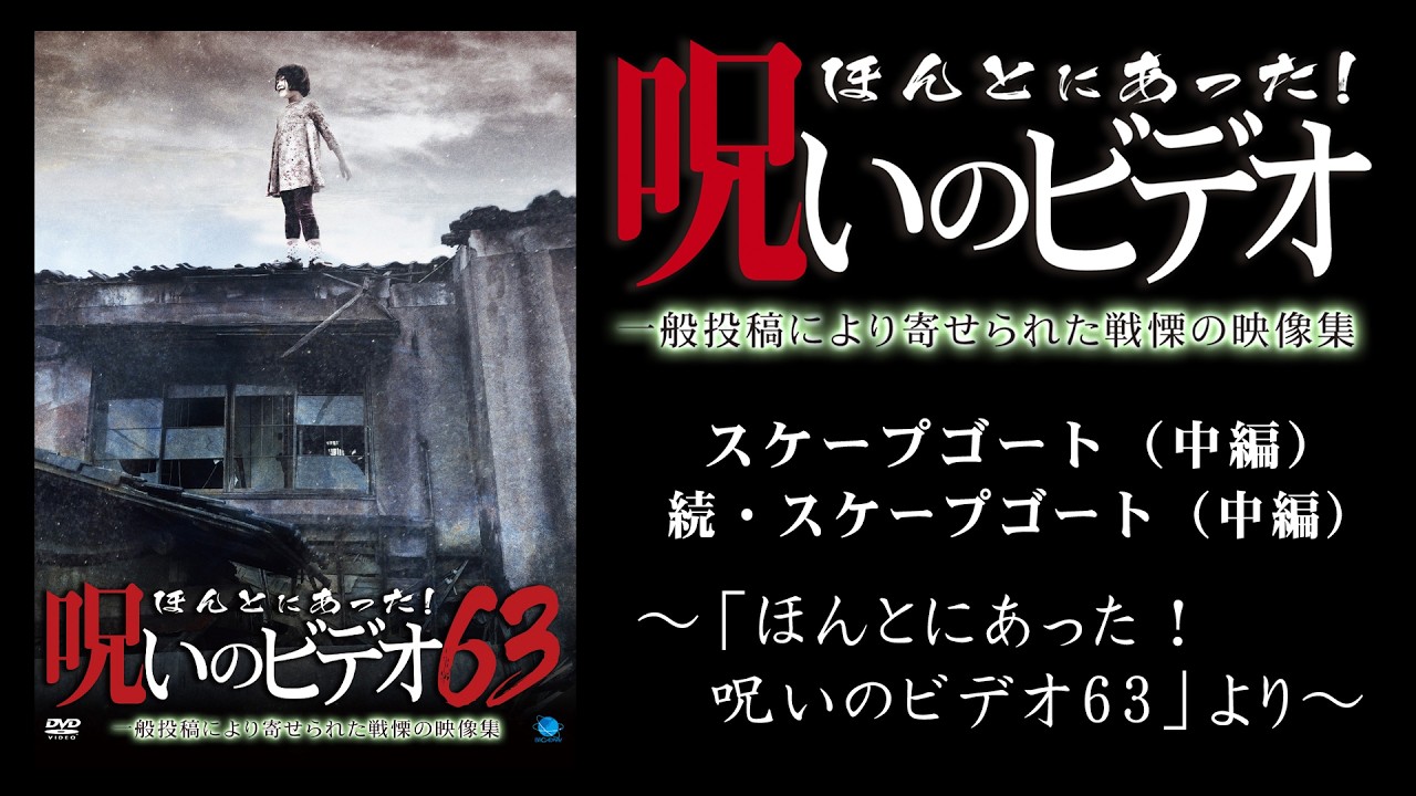 【ほん呪公式】「スケープゴート(中編)」「続・スケープゴート(中編)」~「ほんとにあった!呪いのビデオ63」より~