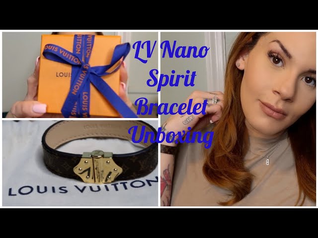 Louis Vuitton Monogram Nano Spirit Bracelet Size 19