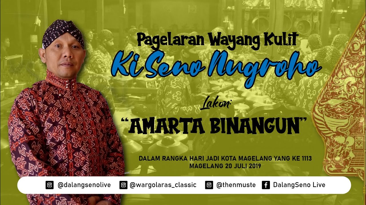 #LiveStreaming KI SENO NUGROHO - AMARTA BINANGUN
