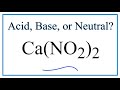 Acid-Base Properties and Reactions
