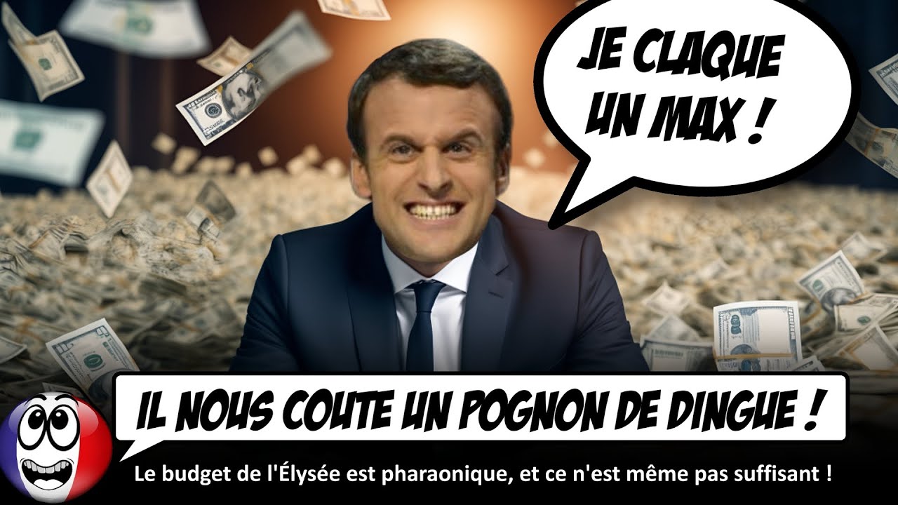 Macron CRAME notre pognon : 12 MILLIONS de trou dans le budget de l'Élysée !