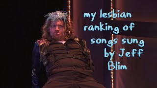My ranking of Starkid songs sung by Jeff Blim