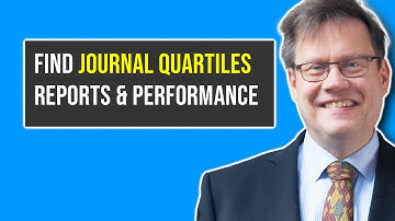 How to find quartiles for journals: Journal citation reports and performance quartiles