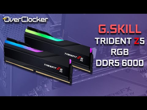 G.skill F5-7200J3445G16GX2-TZ5RK 32GB 2x16GB DDR5 7200Mhz Memory RAM Black