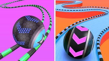 Going Balls VS Sky Rolling Ball , Android iOS Gameplay | Walkthrough , Ball Colour Run  New Update