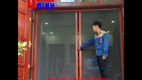 Công trình thi công cửa lưới chống muỗi kiểu dáng xếp/ Cửa lưới chống muỗi Quang Minh