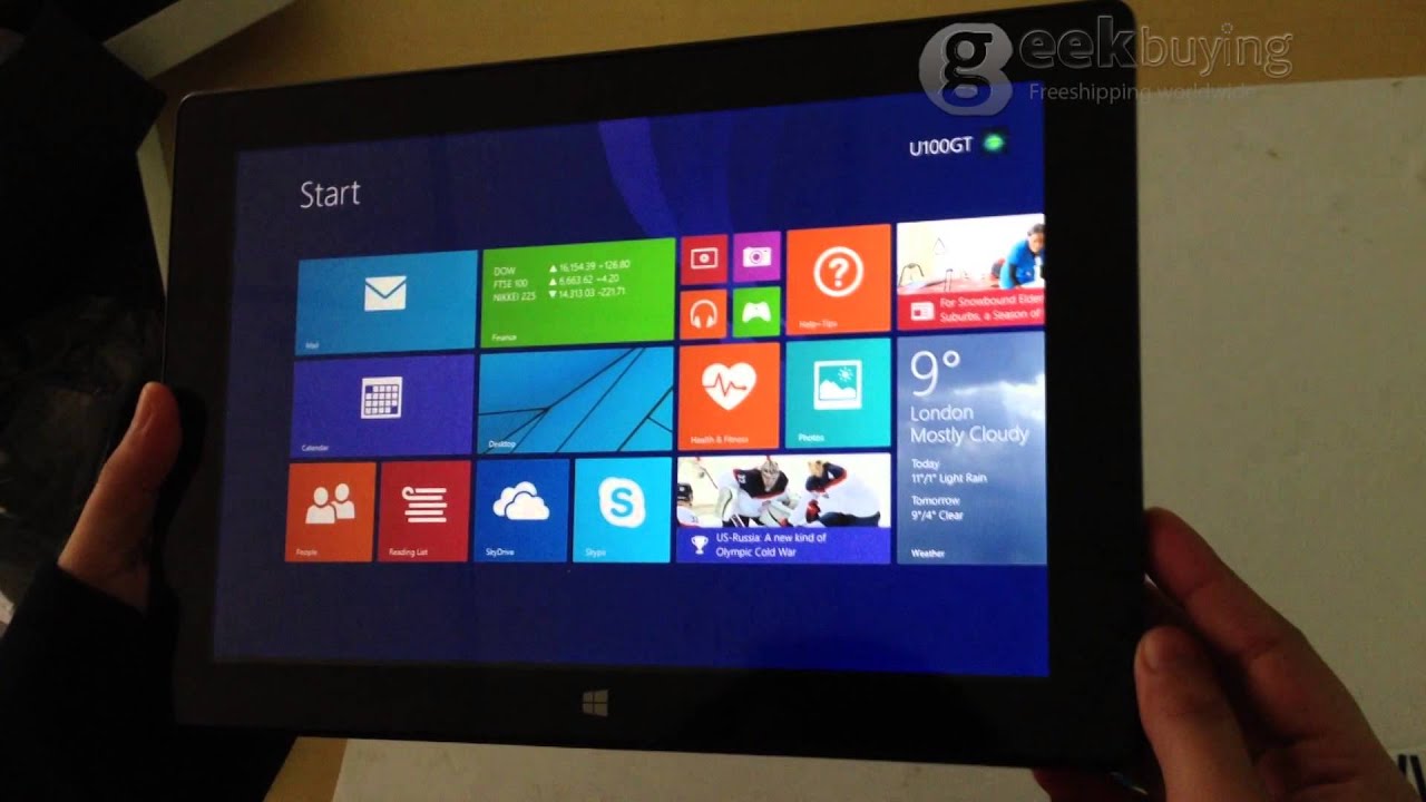 Unboxing Video for Cube iWork10 U100GT Intel Bay trail-T Quad Core 10.1 inch Tablet PC