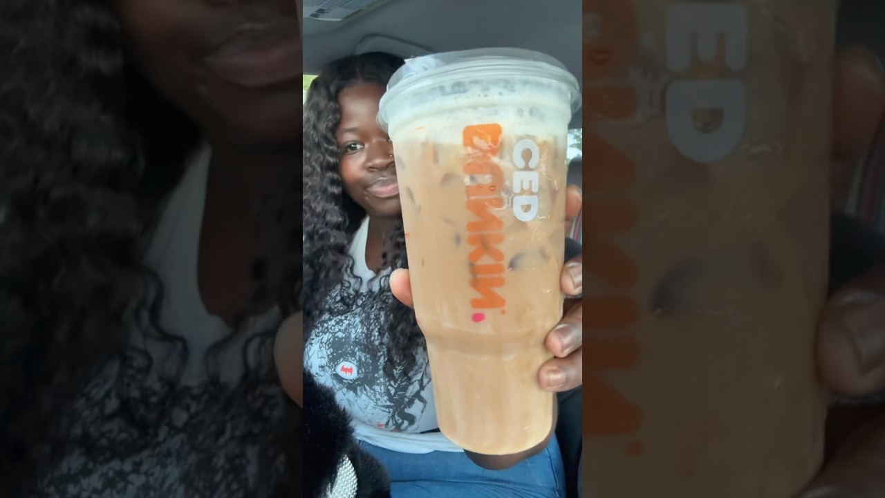 Come with me to get a FREE coffee at Dunkin Donuts 