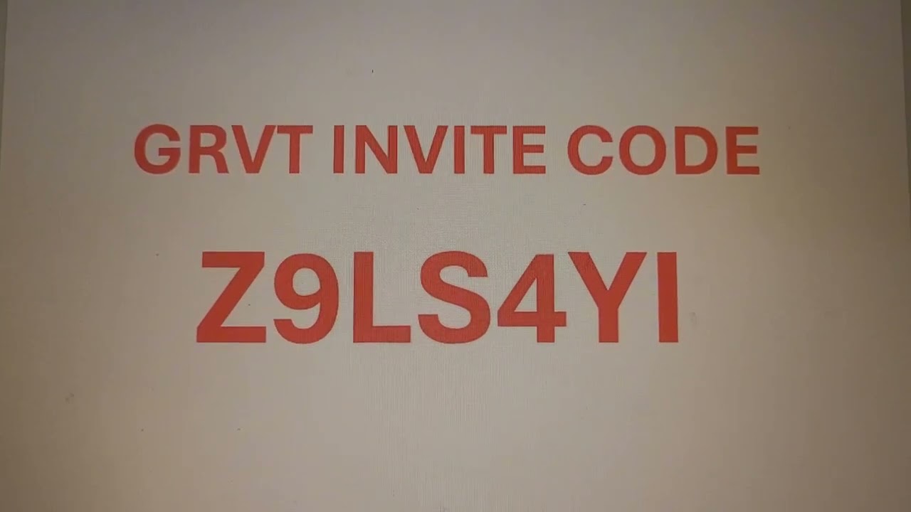 GRVT Invite Code - Z9LS4YI 