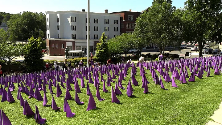 A Sea of Purple: Remembering Massachusetts Overdose Victims