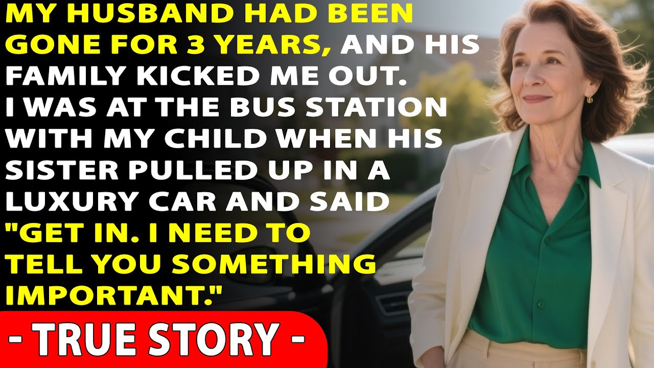 My husband disappeared, and years later his sister pulled up in a luxury car and just said “Get in!”