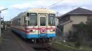 【三木鉄道】ミキ300形105国包駅到着（080329）