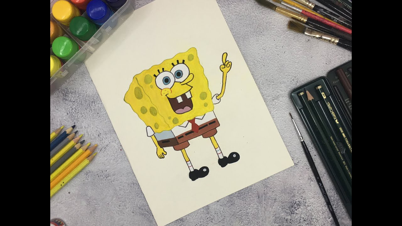How To Draw Spongebob Squarepants #spongebob #howtodraw - YouTube