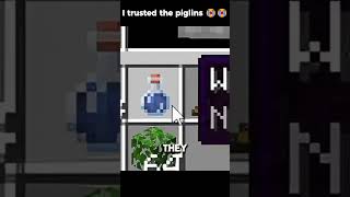 they betrayed me #minecraft #gameplay #nether #netherportal #piglins