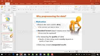 first part - Pre processing in Data Mining