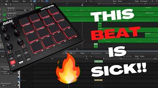 CRAZY BEAT FROM SCRATCH!! WITH AKAI MPD 218 IN LOGIC PRO X