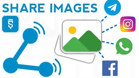 Sharing images using sketchware