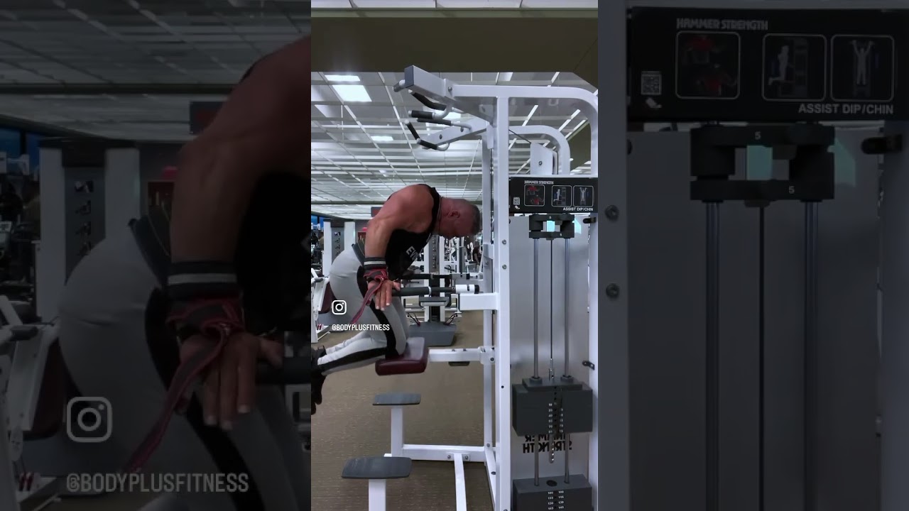 Try these assisted chest dips after your chest workout to get a good finishing pump. #motivation