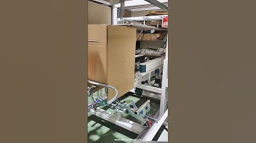 Testing video of automatic box case erecting forming making machine
