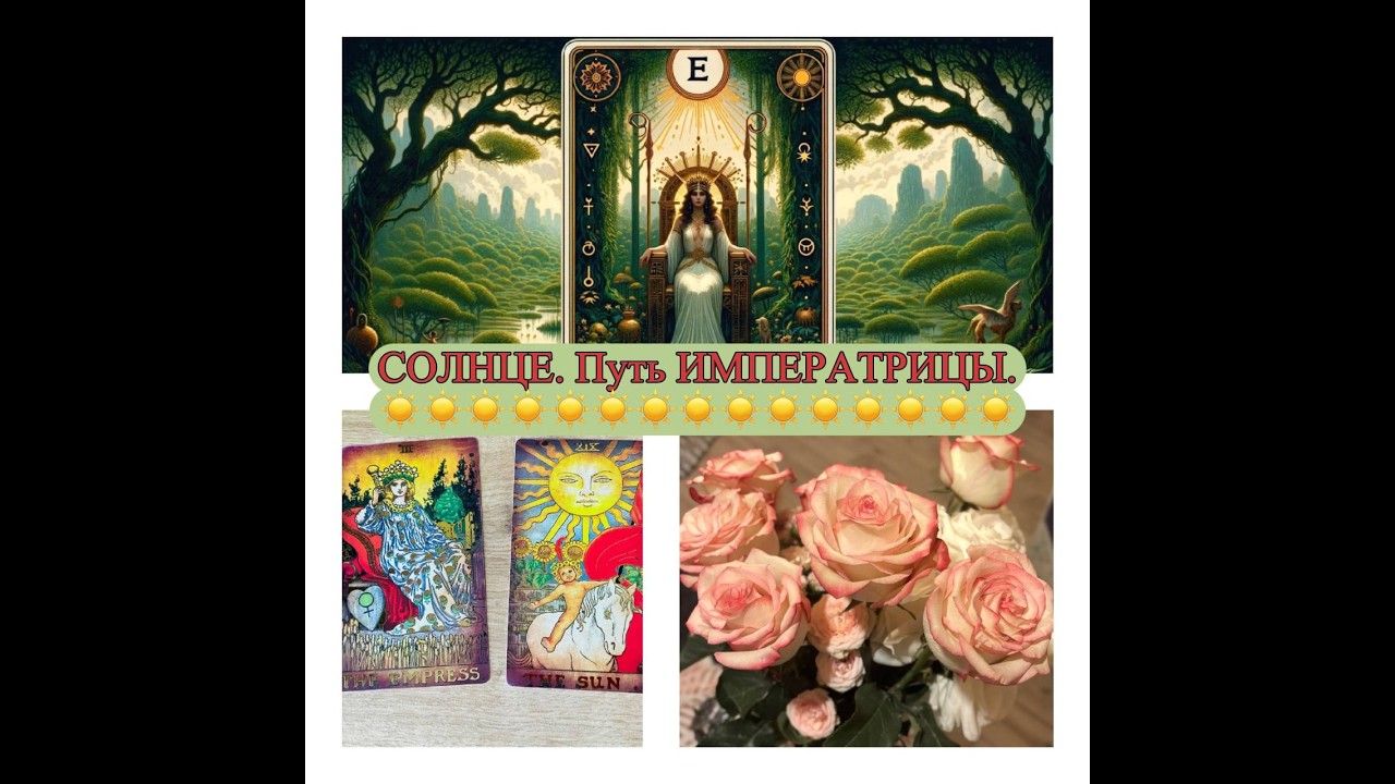 СОЛНЦЕ. ПУТЬ  ИМПЕРАТРИЦЫ#солнцеимператрицы#событиянапороге#чтовпереди#императрица#тысолнце#таро