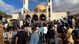 Protests in Libya’s Derna Over Deadly Floods | WSJ News