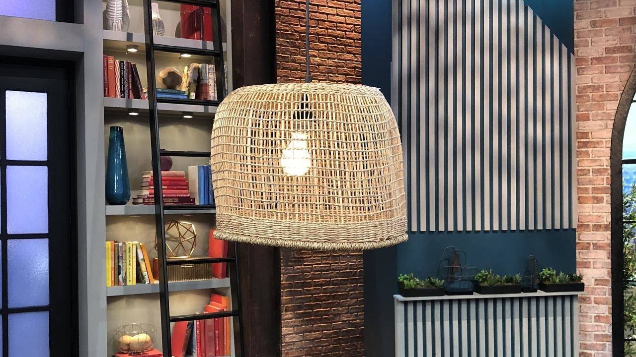 How to DIY a $600 Basket Pendant Chandelier For Way Less Money | Rachael Ray Show