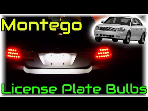 Mercury Montego License Plate Bulb Replacement (Normal or LED) • Cars Simplified