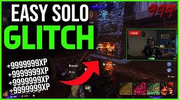 BO7 BROKEN UNIMITED XP GLITCH / CAMO GLITCH! EASY XP CAMO GLITCH LIVE DO ASAP ZOMBIES GLITCHES!
