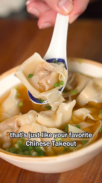 Download lagu WONTON SOUP Better Than Chinese Takeout!