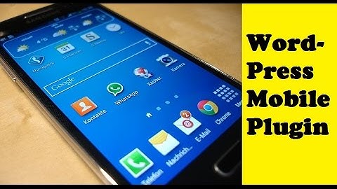 Best Wordpress Mobile Plugin