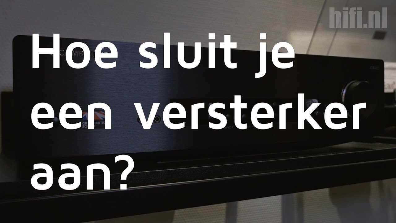 Klap twee Booth Versterkers #3 Hoe sluit je een versterker aan? - YouTube