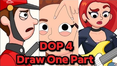 DOP 4: Draw One Part || Latest Video 📷 || Level 251 To 300 With 💯 Solution|| GamePlay🎯