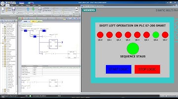 PLC S7-200 Smart basic programming Shift Byte