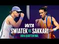 Iga Swiatek Vs Maria Sakkari 2026 Doha Quarterfinals WTA Match Highlights