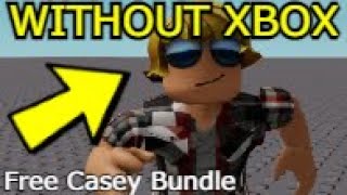 HOW TO GET CASEY BUNDLE WITHOUT XBOX! PC/MOBILE (Roblox)