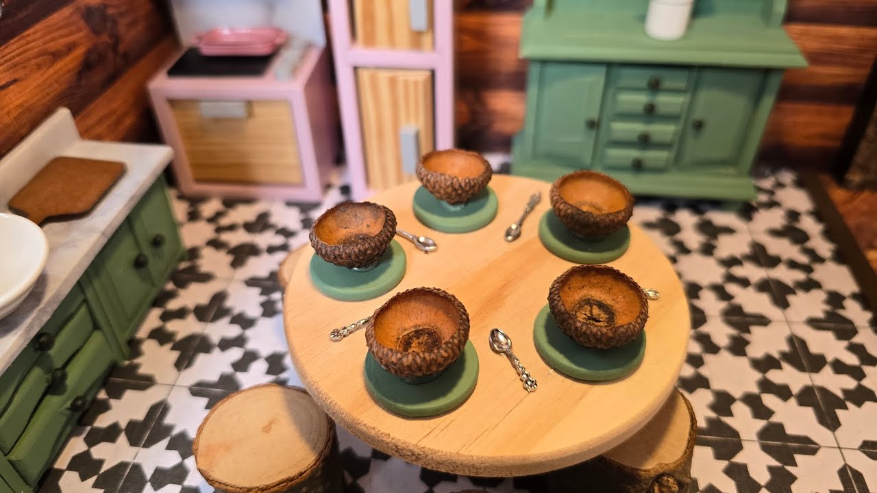 Full house Tour of Huge Log Cabin dollhouse