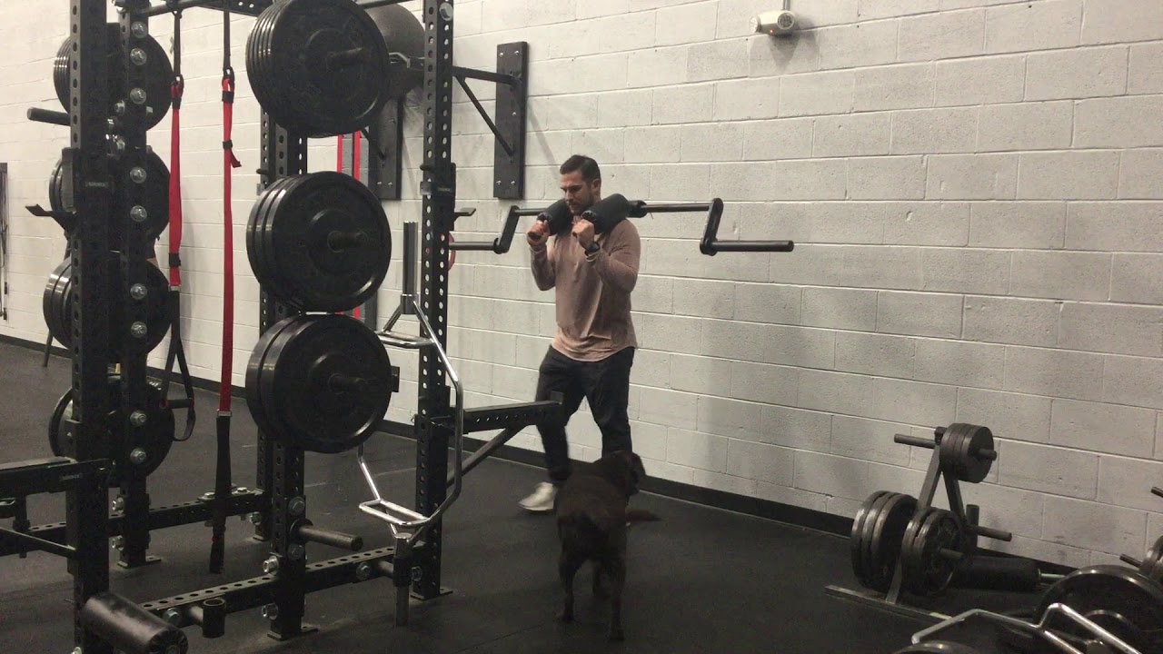 SAFETY BAR LATERAL LUNGES YouTube