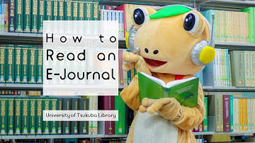 How to read an E-journal (one minute tutorials)