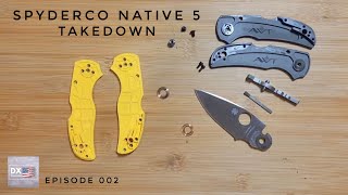 Spyderco Native 5 Salt | Takedown Episode 002 | A Look at Disassembly and Installation of AWL Scales